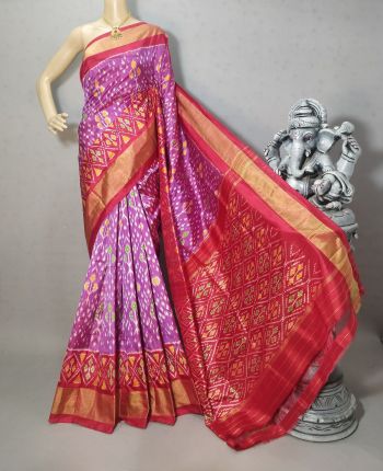 PRIHIDSS5F18TTDC22- Ikat silk saree