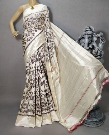 PRIHIDSS5F21BTDC07- Ikat silk saree