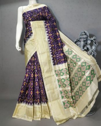 PSTHIDSS5F17NCDC27- Ikat silk saree