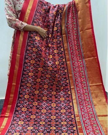 PTISIDSS5F22BBDD07- Ikat silk saree