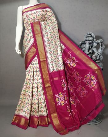 PSTHIDSS5F17NCDC29- Ikat silk saree