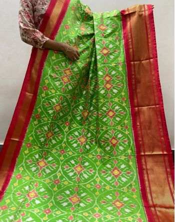 PTISIDSS5F22BBDD09- Ikat silk saree