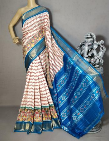 PSTHIDSS5F17NCDC07- Ikat silk saree