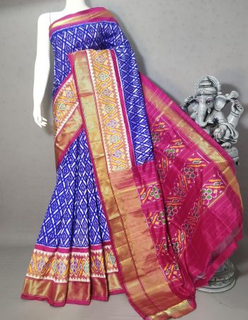 PSTHIDSS5F17NCDC24- Ikat silk saree