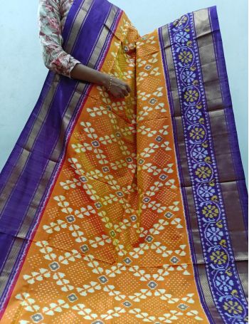 PTISIDSS5F22BBDD21- Ikat silk saree