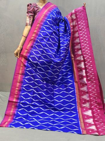 PGMRILWS5F14XEDC20- light weight Ikat silk saree