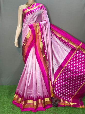 PGMRILWS5F14XEDC50- light weight Ikat silk saree