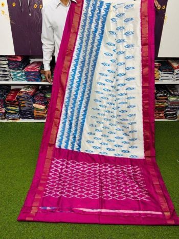 PSRGILWS5F14XZCD47- light weight Ikat silk saree