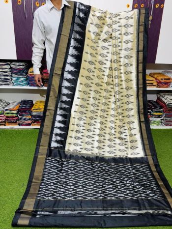 PSRGILWS5F14XZCD50- light weight Ikat silk saree