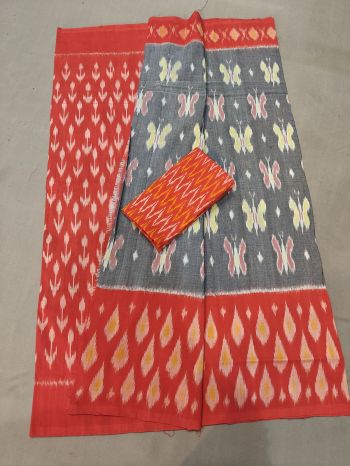 PGMRICTS5F15INDC08- Ikat cotton saree