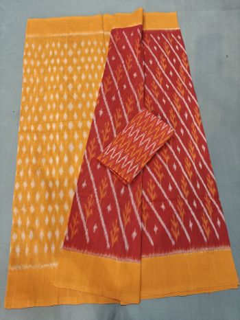 PGMRICTS5F15INDC12- Ikat cotton saree