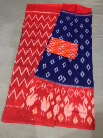 PGMRICTS5F15INDC18- Ikat cotton saree