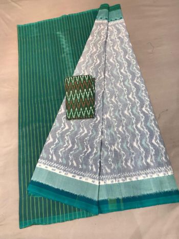 PGMRICTS5F15INDC26- Ikat cotton saree