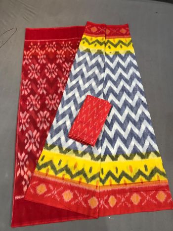 PGMRICTS5F15INDC31- Ikat cotton saree