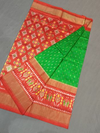 PGMRIDSS5F16TSCC06- Ikat silk saree