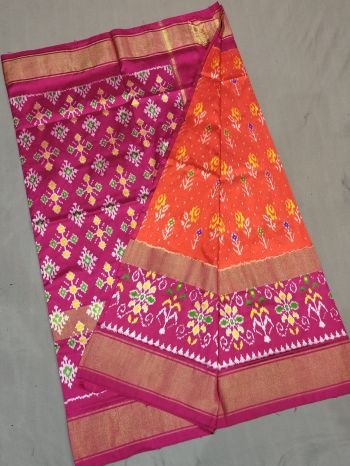 PGMRIDSS5F16TSCC08- Ikat silk saree