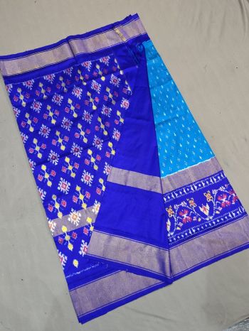 PGMRIDSS5F16TSCC09- Ikat silk saree