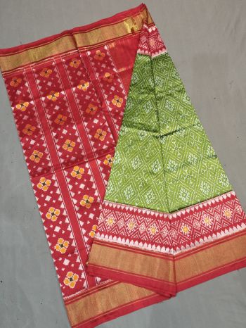 PGMRIDSS5F16TSCC12- Ikat silk saree