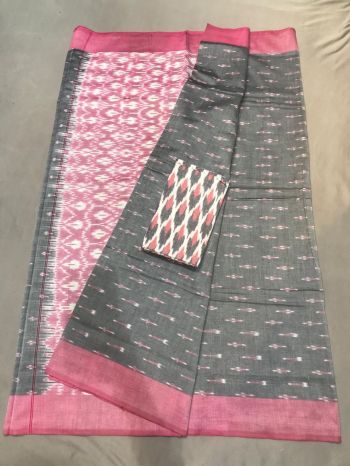 PGMRISCS5F17IFCD10- Ikat Sico saree