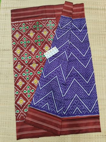 PSHLIDSS5F15BZCC08- Ikat silk saree