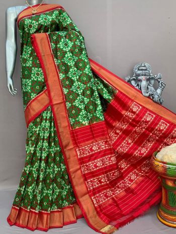 PSNTIDSS5F14NCDC04- Ikat silk saree