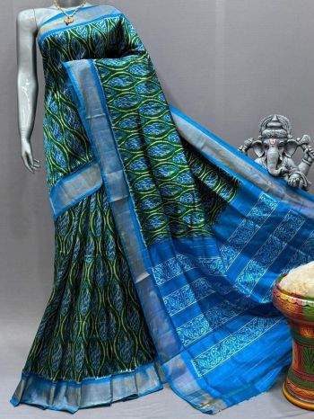 PSNTIDSS5F14NCDC05- Ikat silk saree