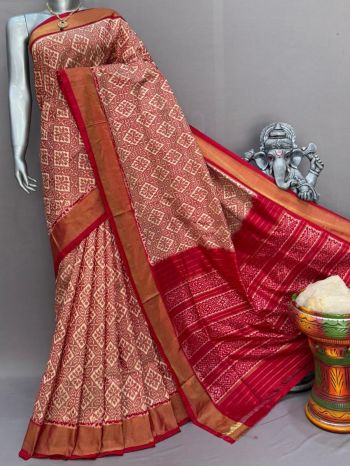 PSNTIDSS5F14NCDC23- Ikat silk saree