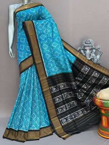 PSNTIDSS5F14NCDC39- Ikat silk saree