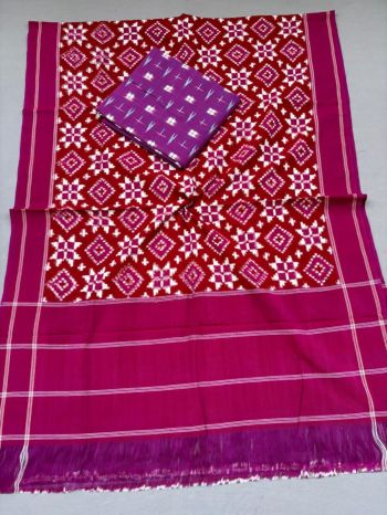 PSSIC2PS5F14ZFCD16- Double ikat cotton salwar set