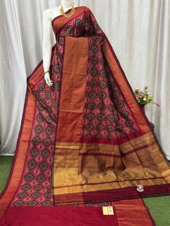 PASKIDSS5F17BBCC01- Ikat silk saree