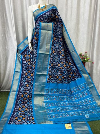 PASKIDSS5F19NDCD03- Ikat silk saree