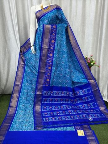 PASKIDSS5F19NDCD19- Ikat silk saree