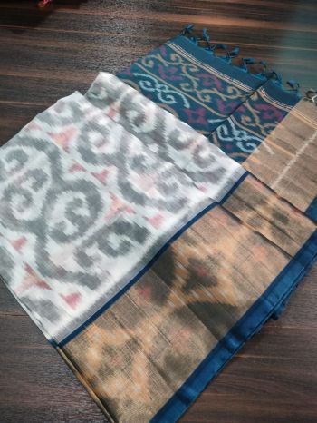 PGMRISCS5F22EZCD17- Ikat Sico saree