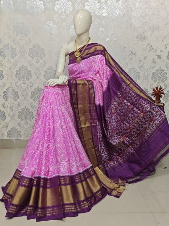 PMIUIDSS5F17CSDC01- Ikat silk saree