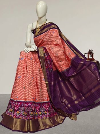 PMIUIDSS5F20NCCD09- Ikat silk saree