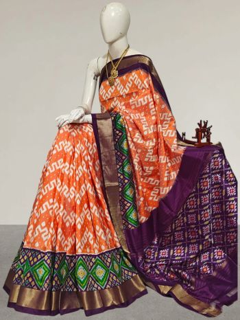 PMIUIDSS5F20NCCD25- Ikat silk saree