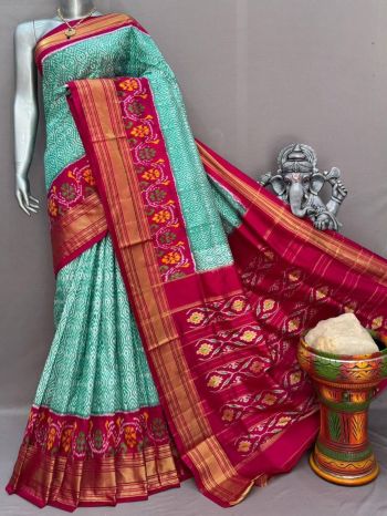 PSNTIDSS5F19NZDD08- Ikat silk saree