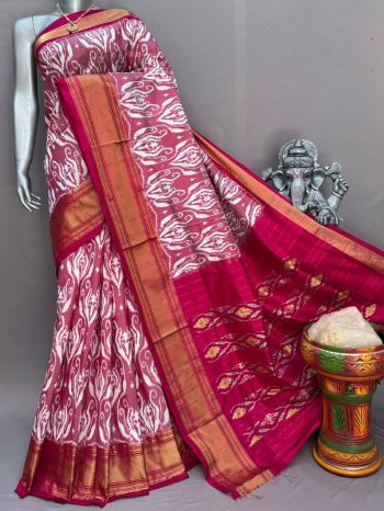 PSNTIDSS5F19NZDD09- Ikat silk saree