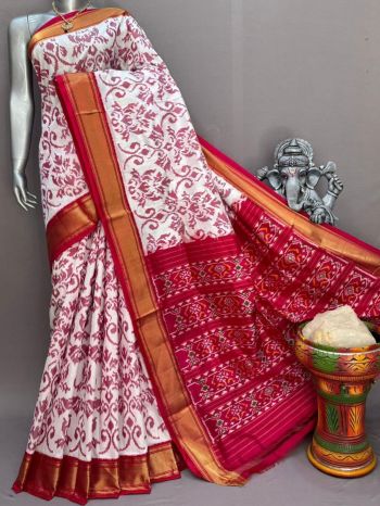 PSNTIDSS5F19NZDD16- Ikat silk saree