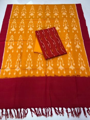 PSSIC3PS5F19IZSD06- Double ikat cotton salwar set