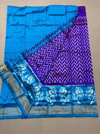 PSSIC3PS5F21EECC02- Medium Size Ikat Silk Lehenga