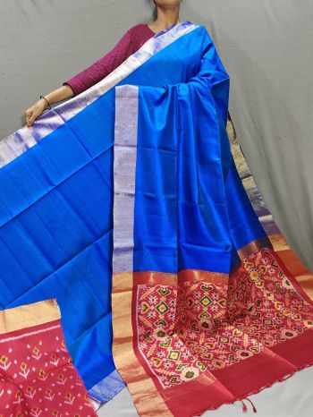 PGMRIDSS5F22XSCC02- Ikat Dupion silk saree