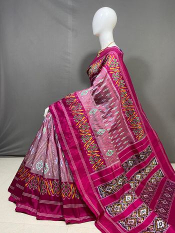 PPHSIDSS5F22BDCD26- Ikat silk saree