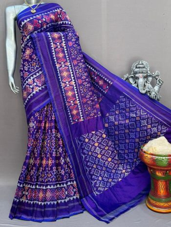 PSNTIDSS5F21NDCD12- Ikat silk saree