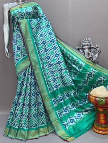 PSNTIDSS5F21NDCD24- Ikat silk saree