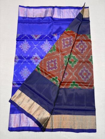 PKHSISSS5F25ISDC15- Ikat soft silk saree