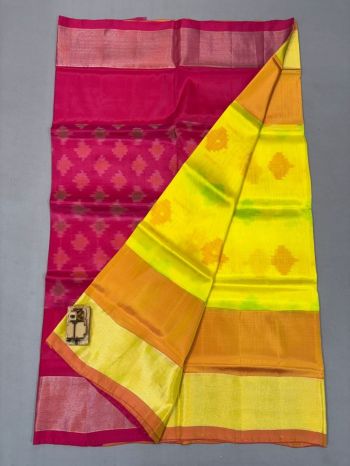 PKHSISSS5F25ISDC17- Ikat soft silk saree