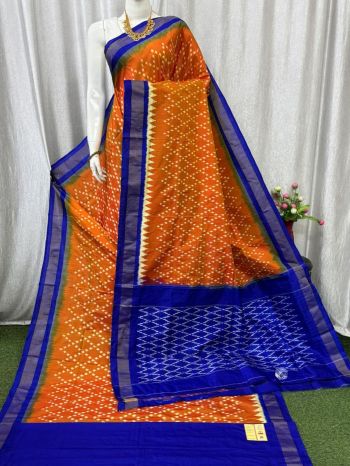 PASKILWS5F12XECC30- light weight Ikat silk saree