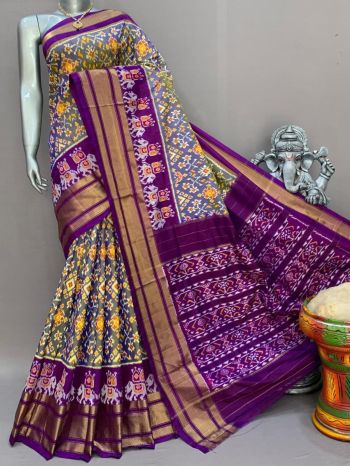 PSNTIDSS5F09NZDC09- Ikat silk saree