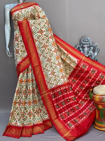 PSNTIDSS5F14NCDC10- Ikat silk saree